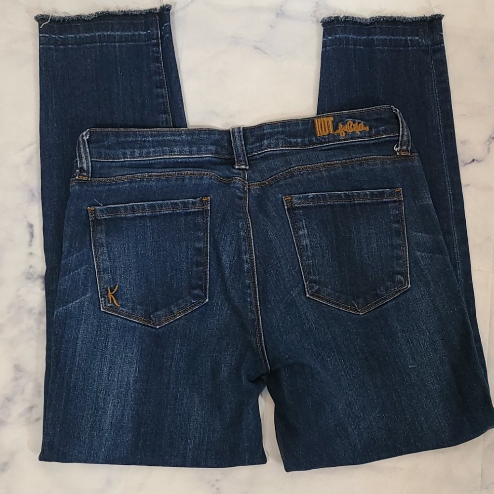 KUT from the Kloth Emma Ankle Straight Leg Jeans - 6 - Picture 5 of 10